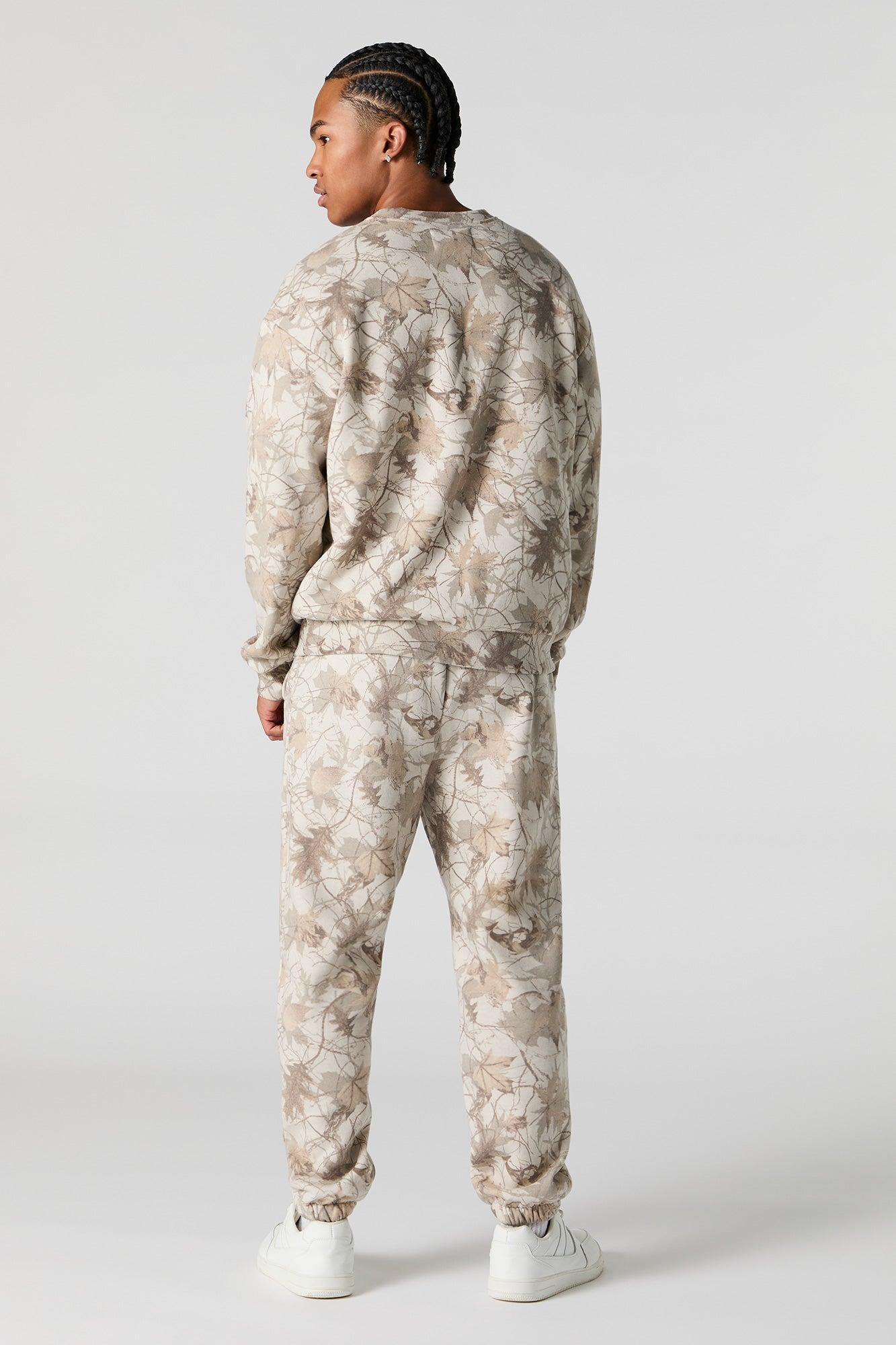 Solid Fleece Drawstring Jogger Male Product Image