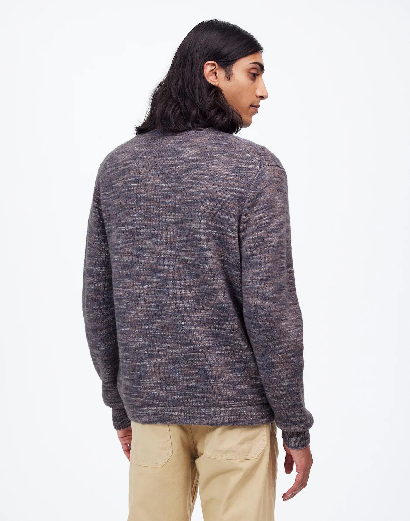 Space-Dyed Sweater Shirt in Italian Fabric Product Image