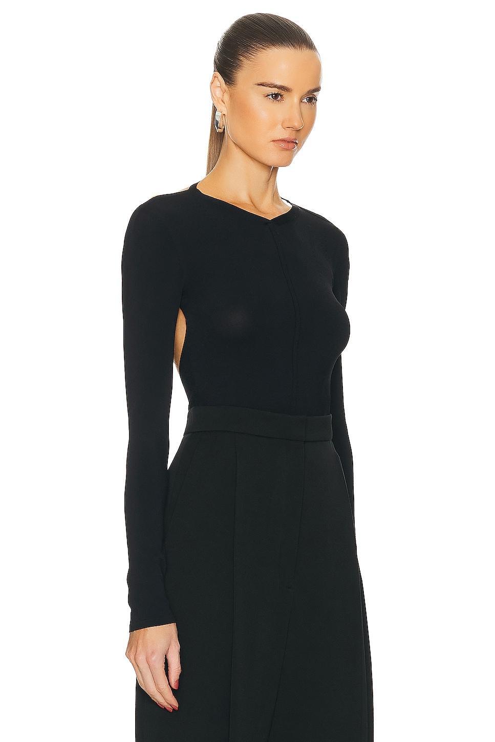 KHAITE Iskra Top Black. (also in L). Product Image