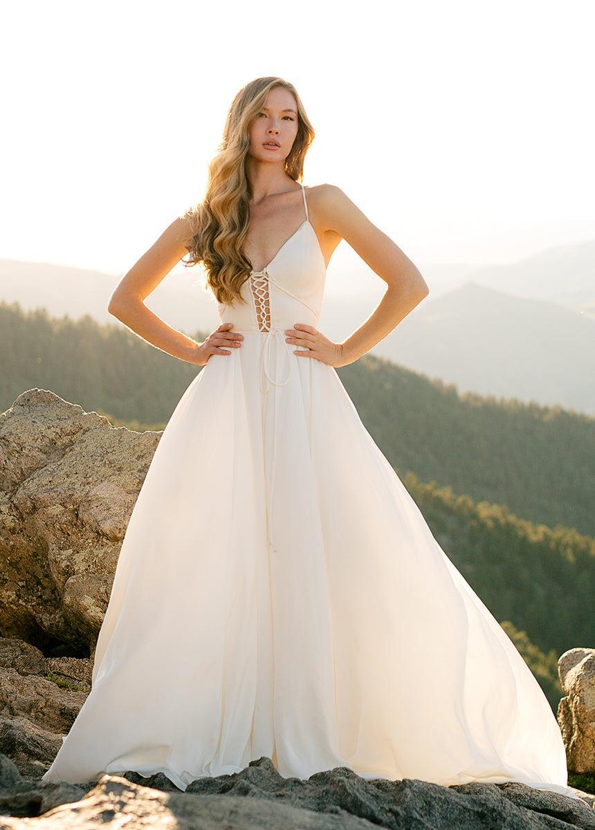 Raya Bridal Gown in Lily Female Product Image