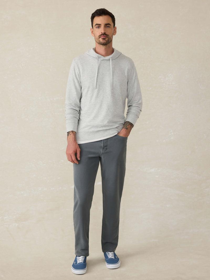Stretch Terry 5-Pocket Athletic Fit Pant - Slate Product Image