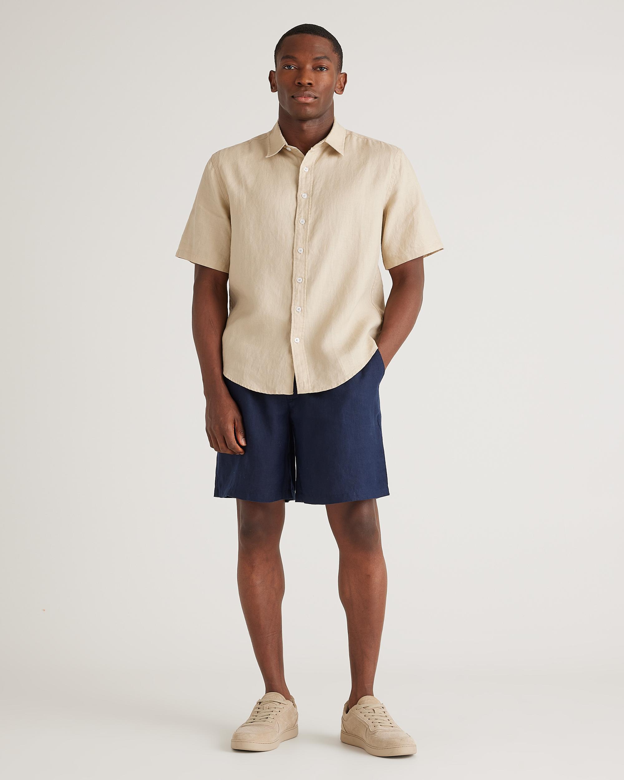 Quince | Men's 100% European 8" Linen Shorts Product Image
