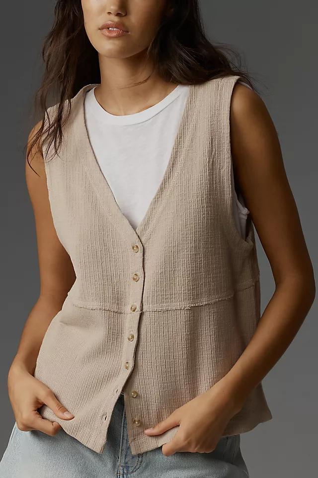 Pilcro Slouchy Knit Vest Product Image