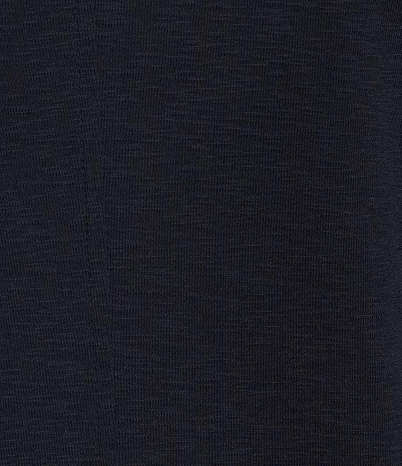 NIC + ZOE NZT Knit Jersey Boat Neck 3/4 Sleeve Tee Shirt Product Image