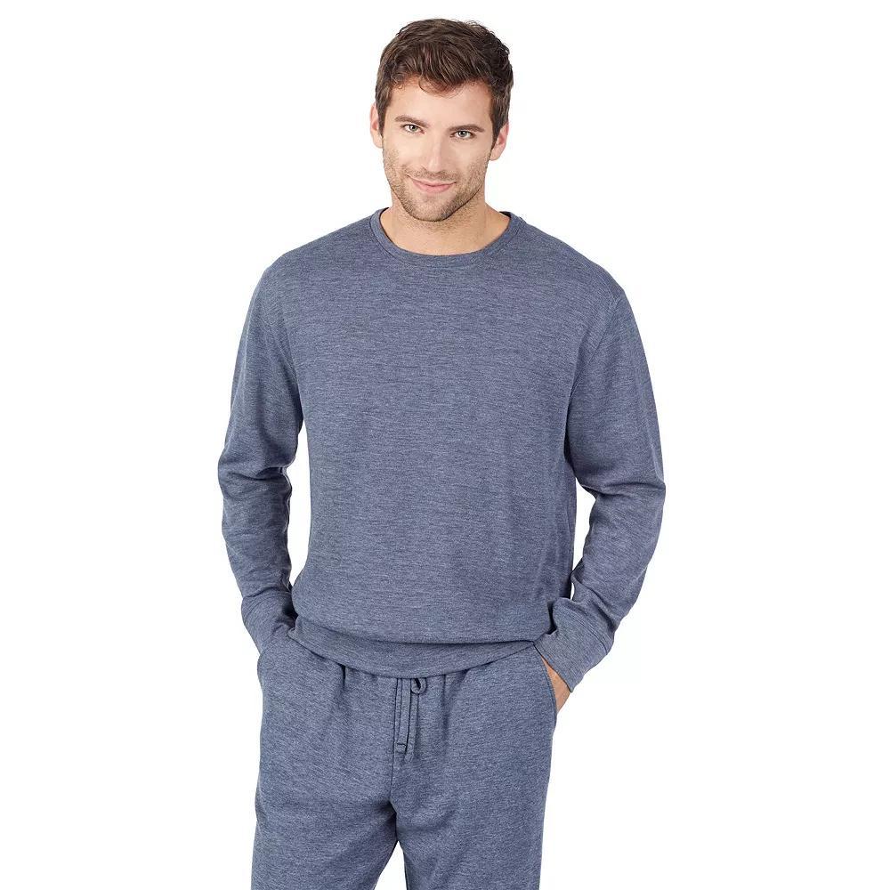 Big & Tall Cuddl Duds® Essentials Pajama Top, Men's, Size: 4XB, Black Product Image