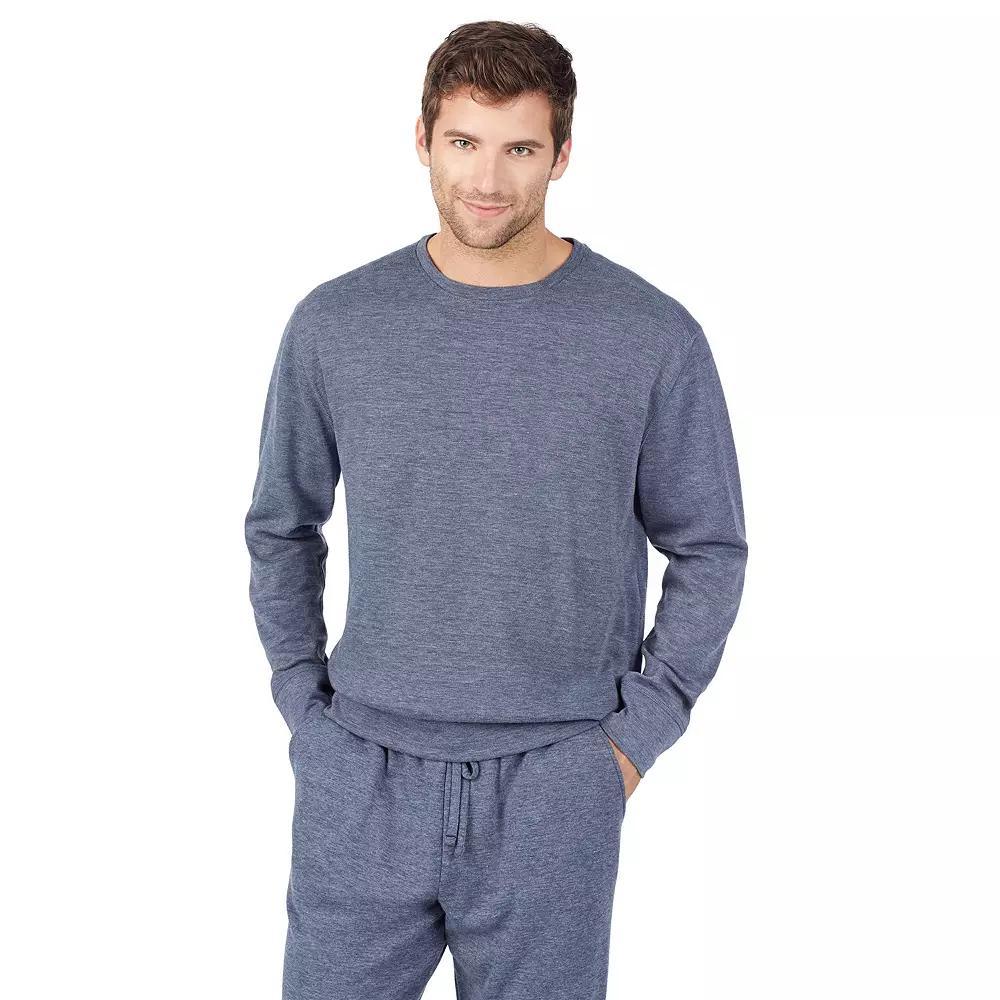 Big & Tall Cuddl Duds® Essentials Pajama Top, Men's, Size: 4XB, Black Product Image