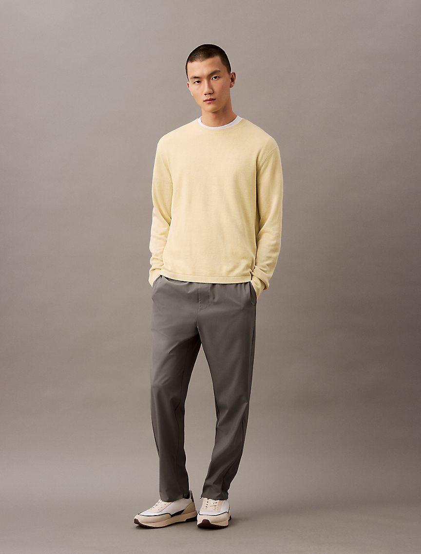 Linen Silk Blend Relaxed Sweater Product Image