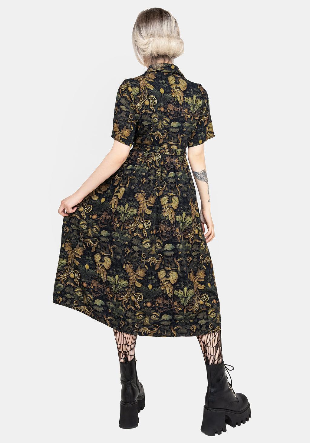 Rebirth Midi Shirt Dress Product Image