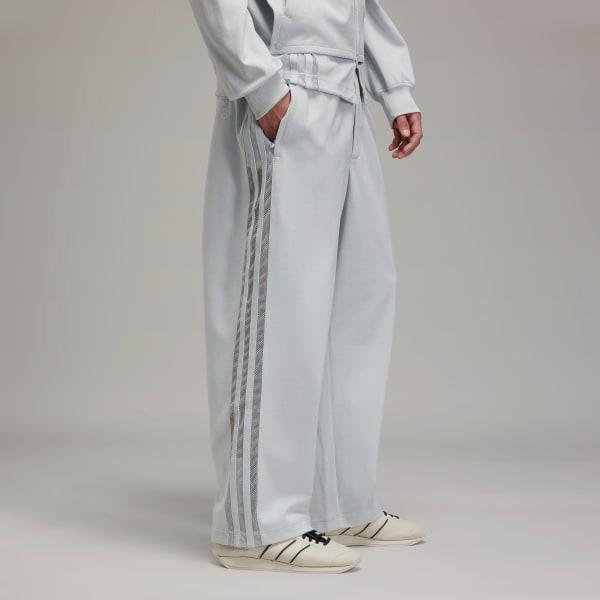 adidas Y-3 Mesh Stripes Track Pants Clear Grey XL Mens Product Image