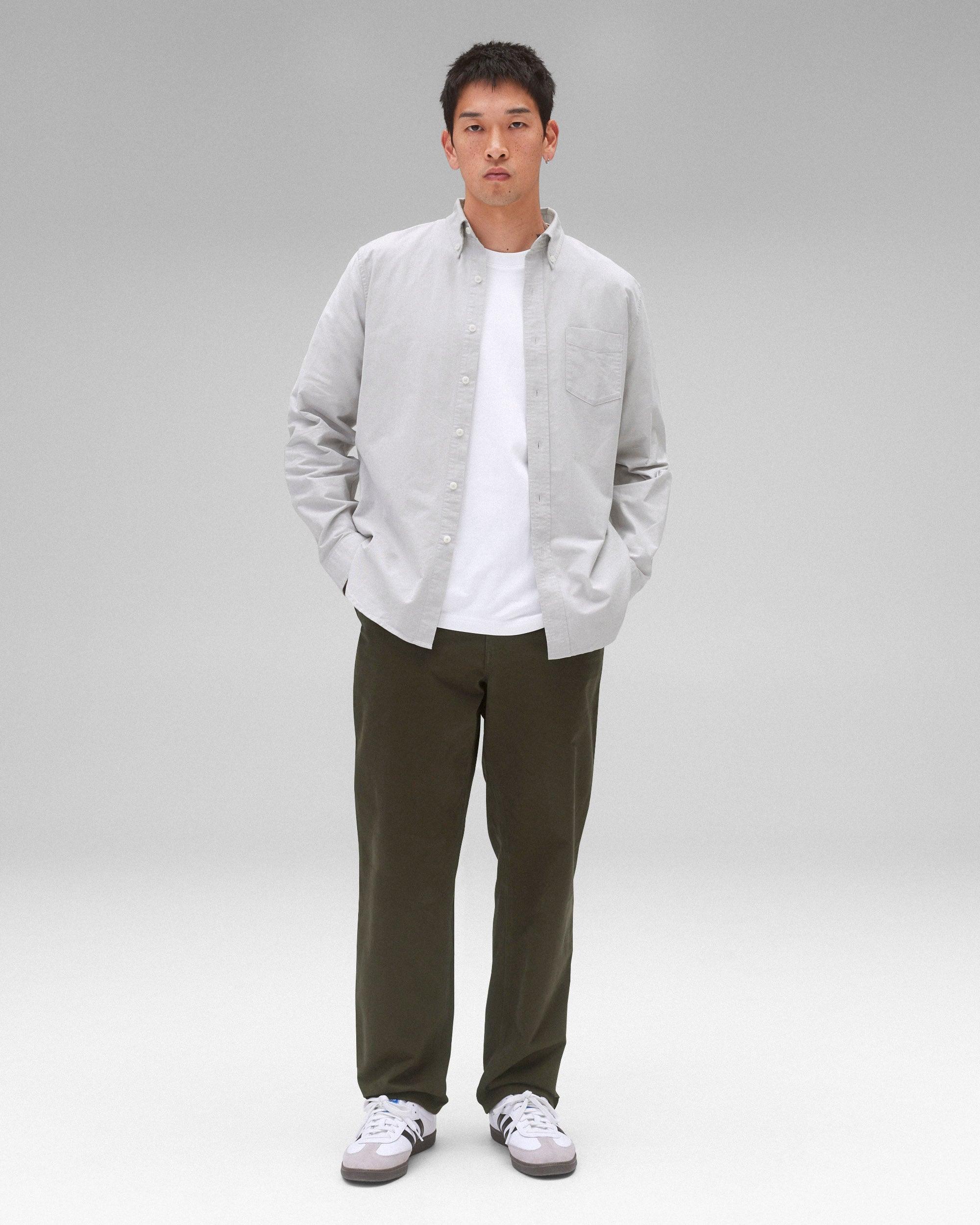 Cotton Oxford Windsor Standard Shirt Male Product Image