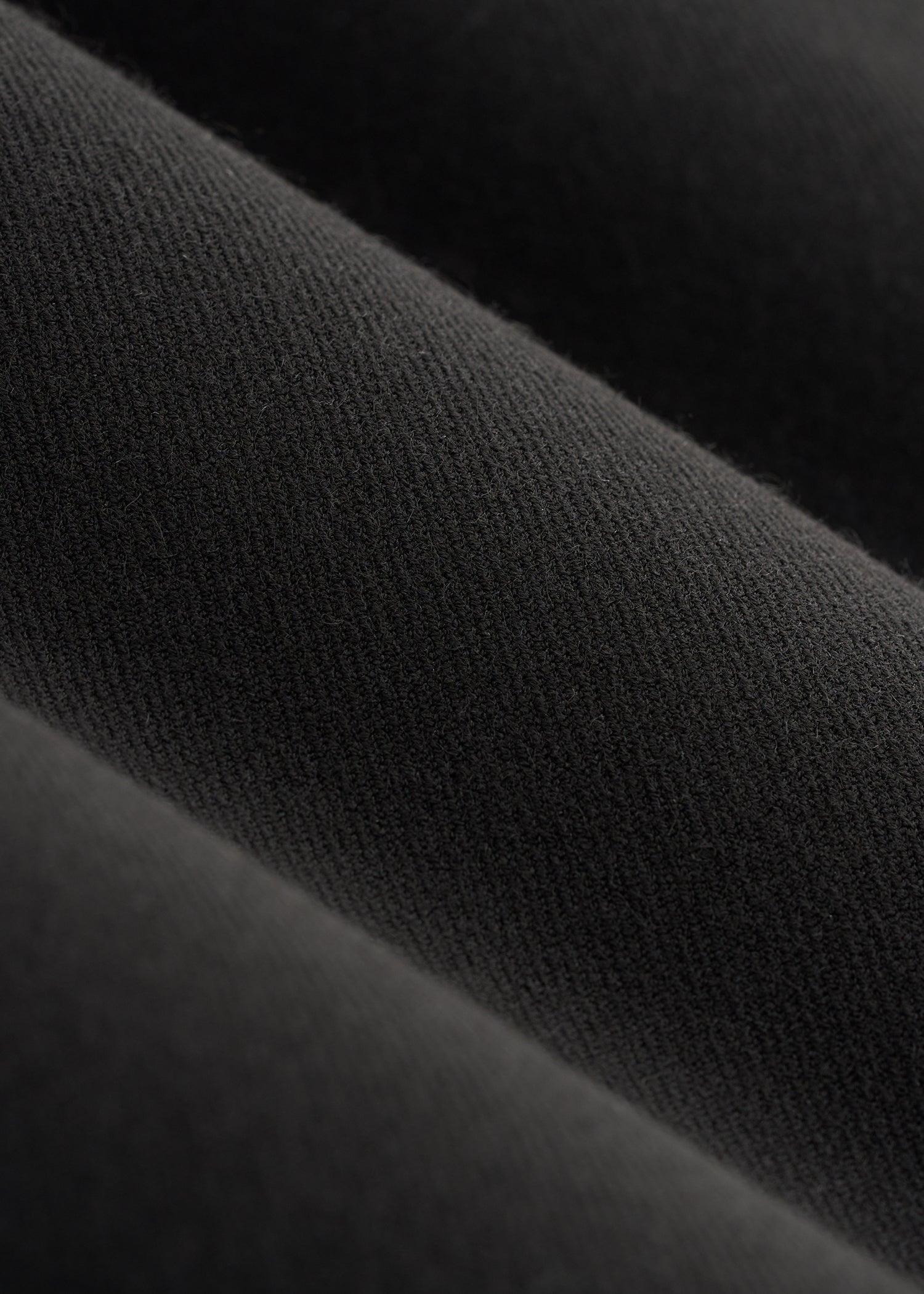 Wide-Leg Cuffed Pants for Tall Women in Black Product Image