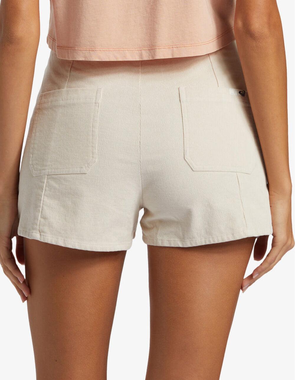 ROXY Sessions Womens Cord Shorts - NATURAL Product Image