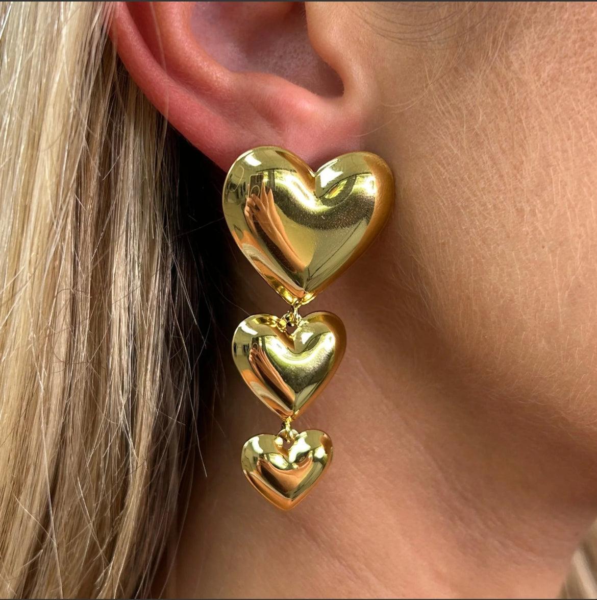 Tori Heart Drop Earring Product Image