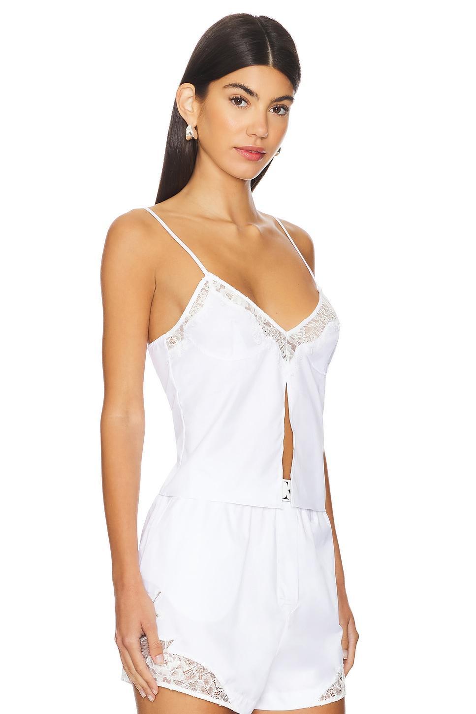 Lace Insert Poplin Cami fleur du mal Product Image