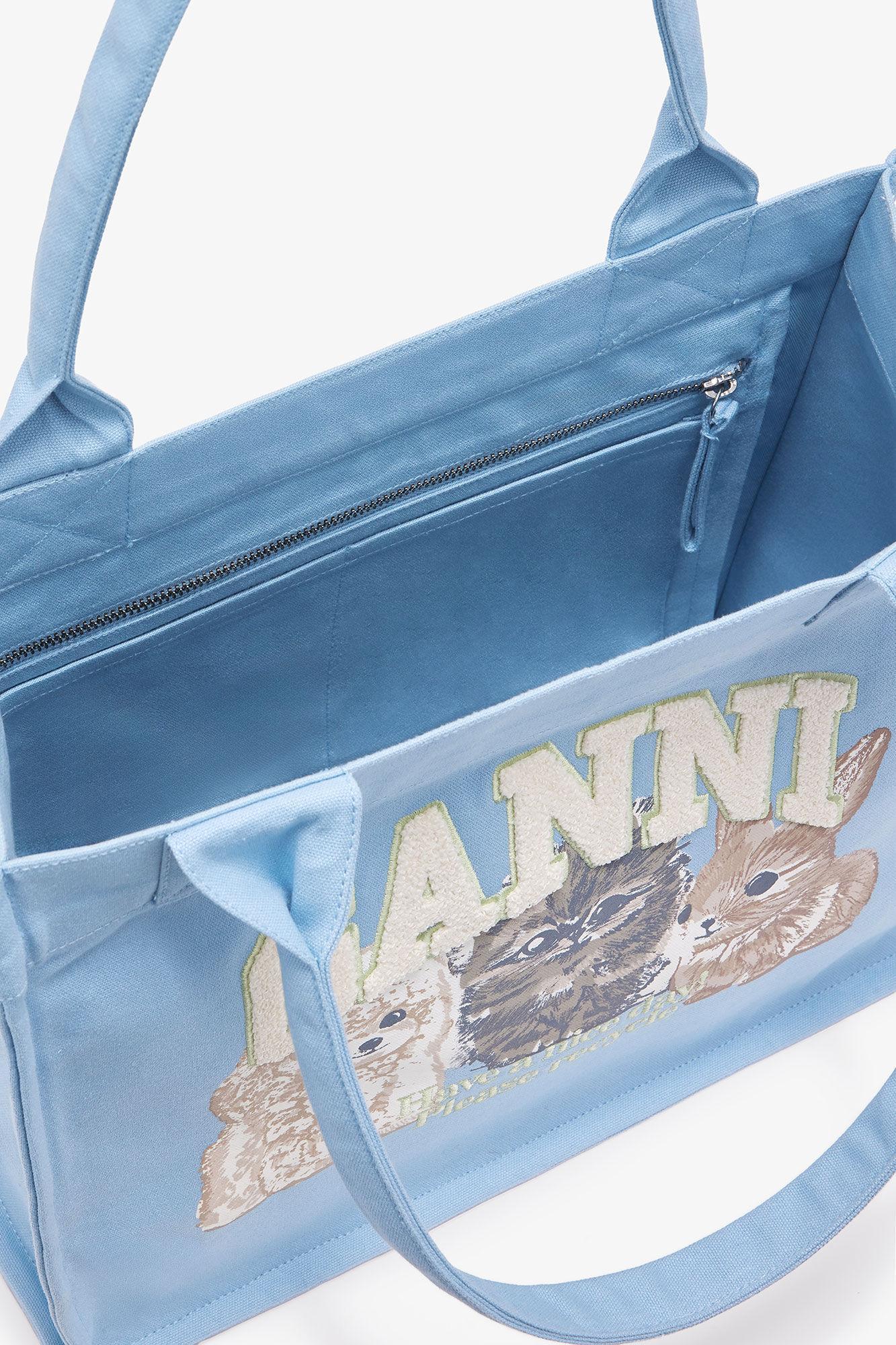 Blue Animal Large Tote Product Image