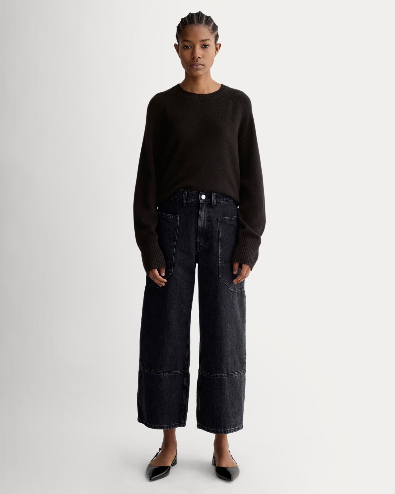 The Boxy Crew in Cashmere Product Image