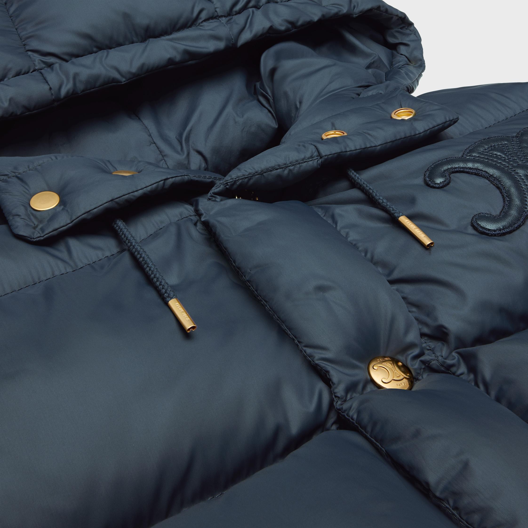 oversized sleeveless down jacket in lightweight nylon Product Image
