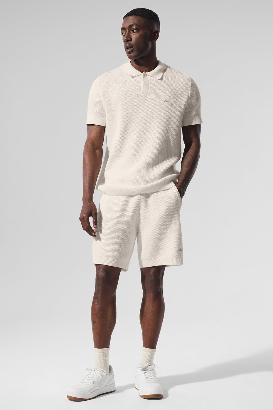7" Sports Club Sweater Knit Short - Ivory Product Image