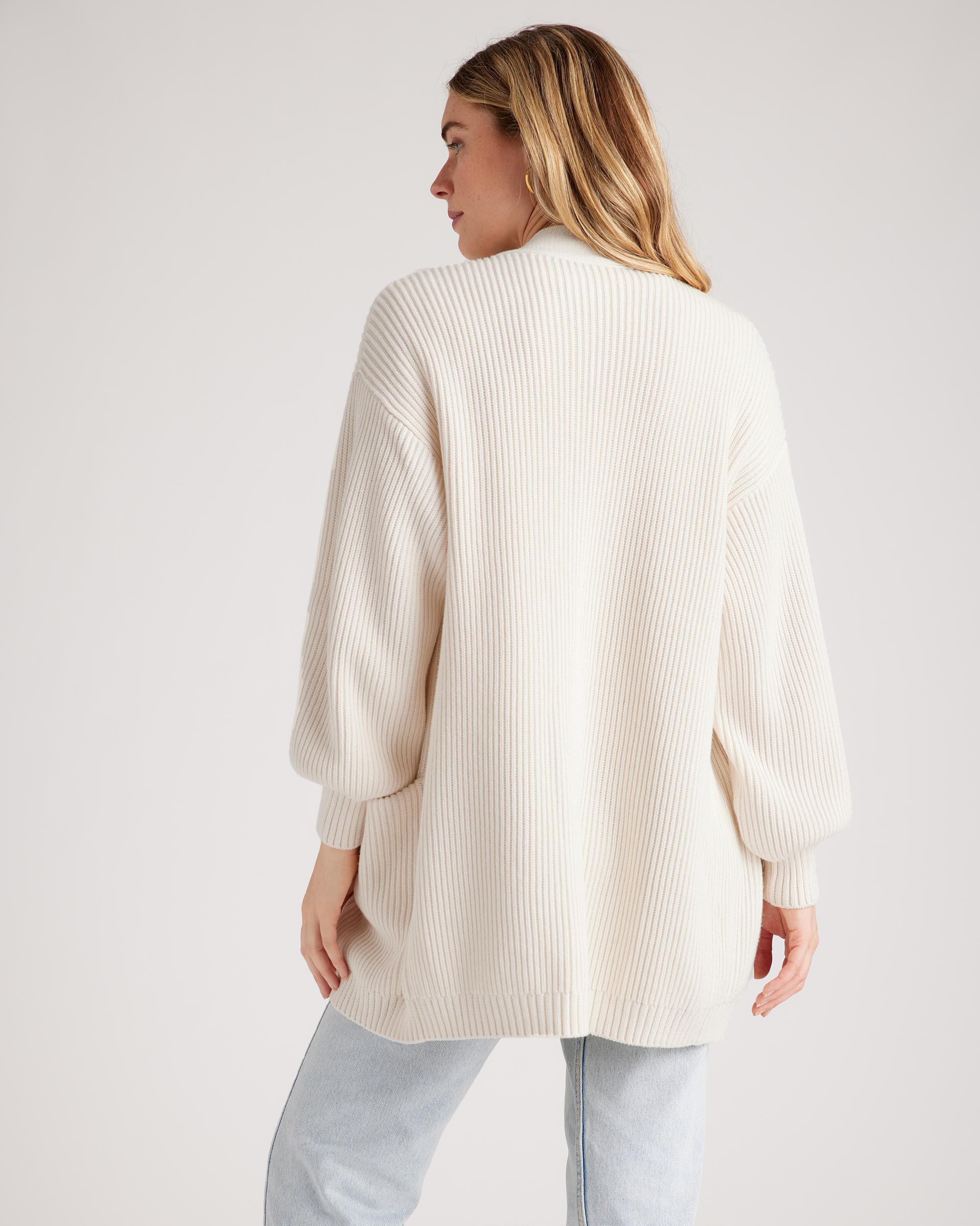 Quince | Women's OverSized Cardigan Sweater Organic Cotton Product Image