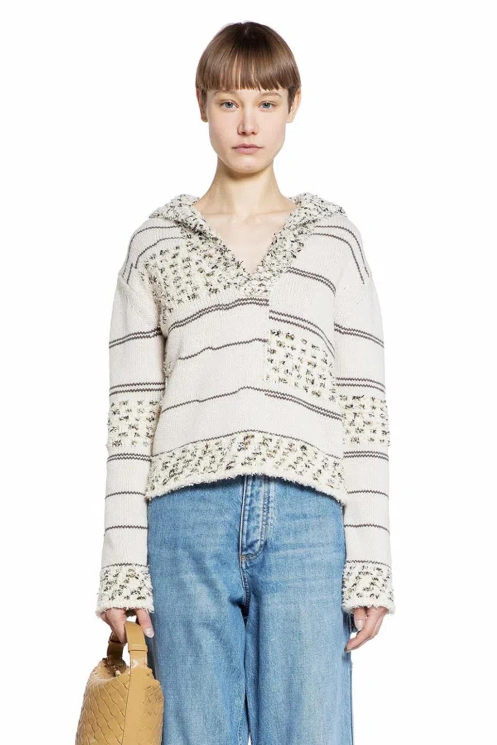 BOTTEGA VENETA Polo Shirt  Woman Color Multicolor In Beige Product Image