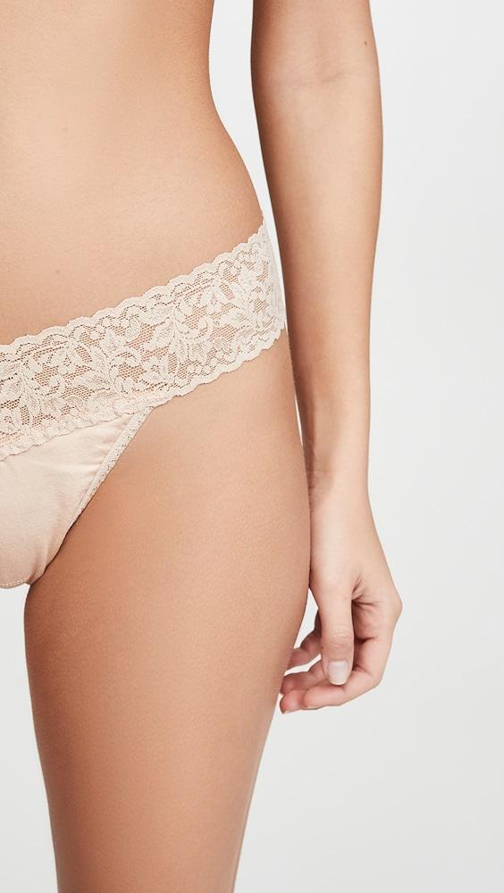 Hanky Panky Cotton with a Conscience Orig Rise Thong | Shopbop Product Image