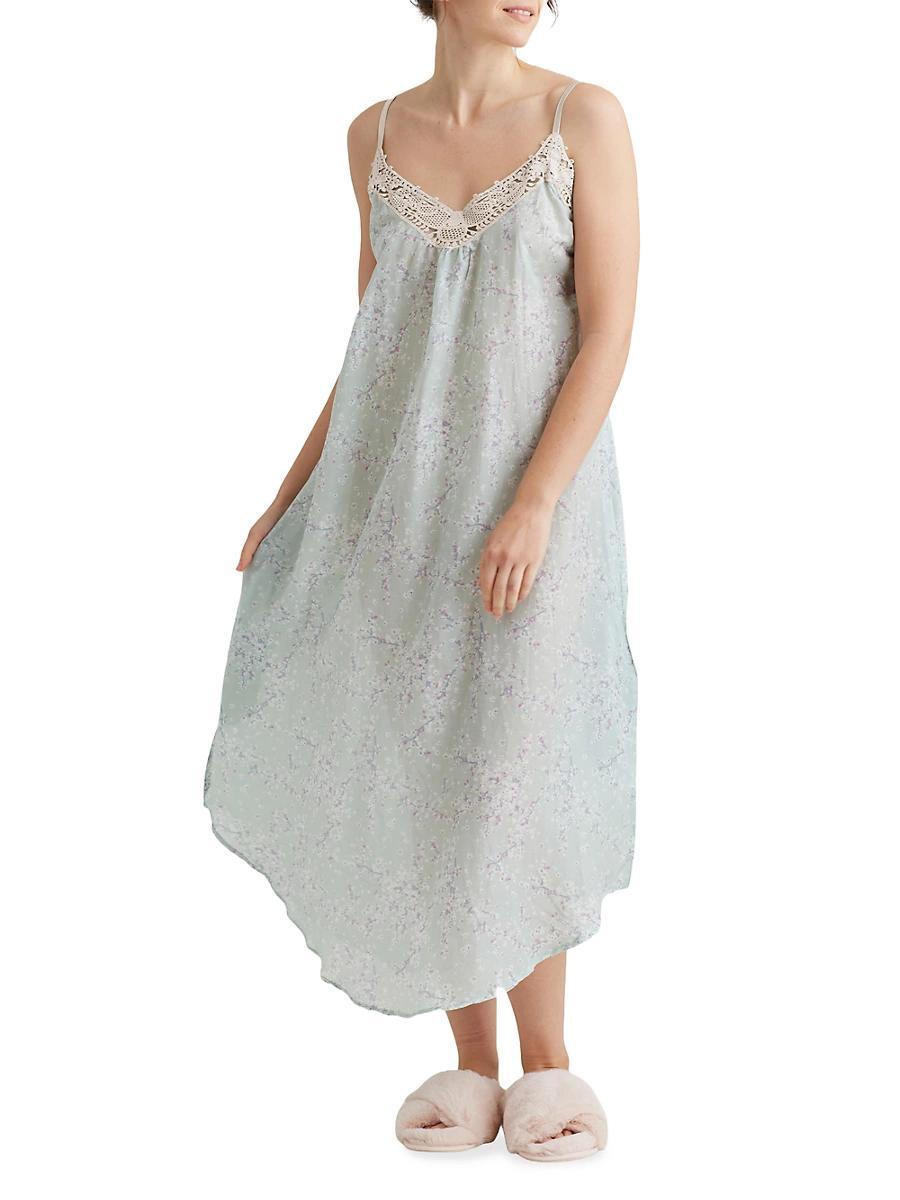 Cheri Blossom Lace Woven Nightgown Product Image