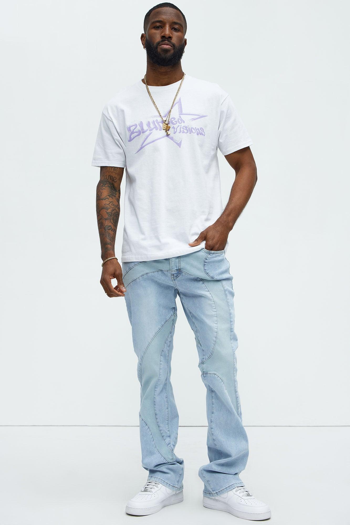Blurred Visions Short Sleeve Tee - White Product Image