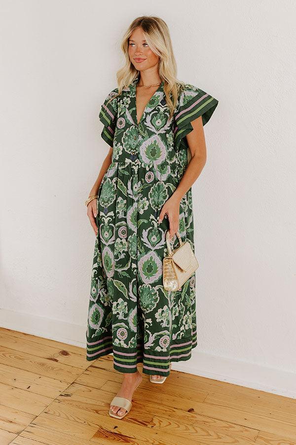 Charming Embrace Floral Midi Dress Product Image