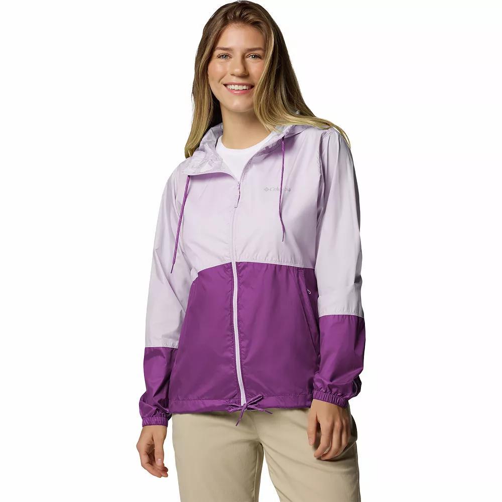 Women's Columbia Flash Forward II Hooded Windbreaker Jacket, Size: XXL, Spray River Blue Product Image
