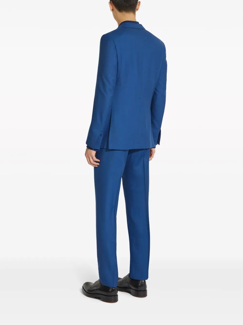 ZEGNA Utility Blue Oasi Cashmere Suit Product Image