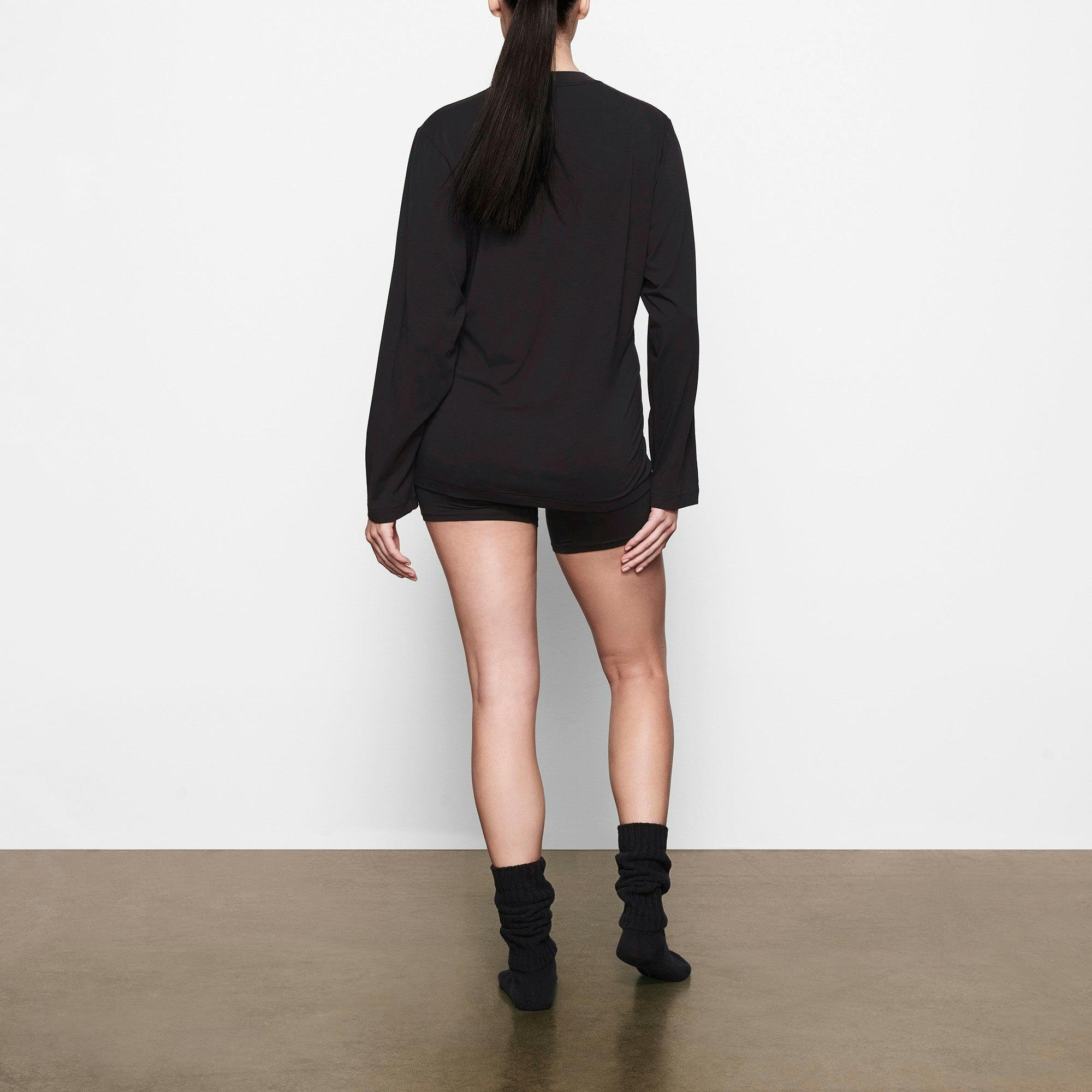 BOYFRIEND LONG SLEEVE T-SHIRT | ONYX Product Image