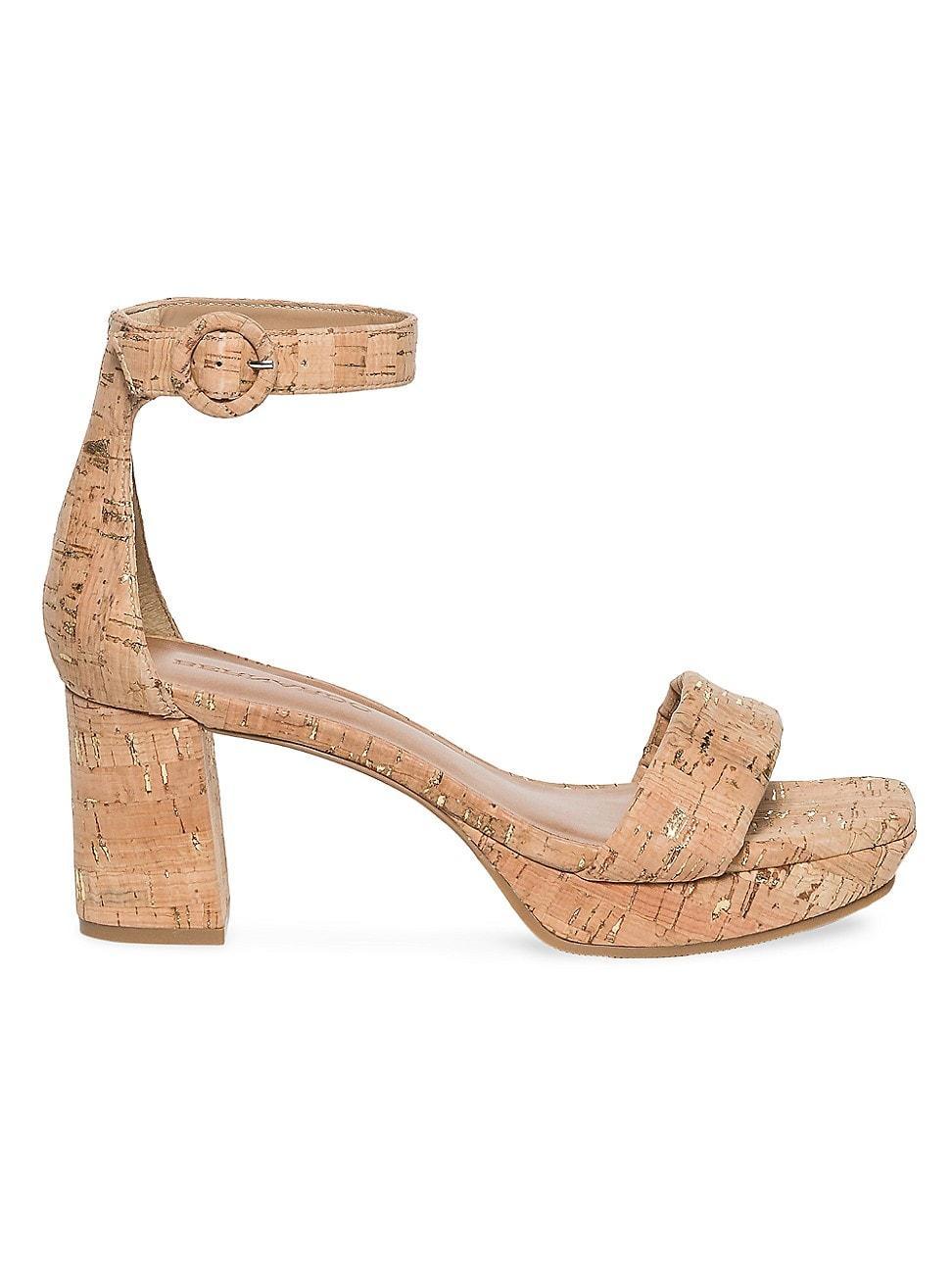 Womens Carla Leather Platform Sandals Product Image