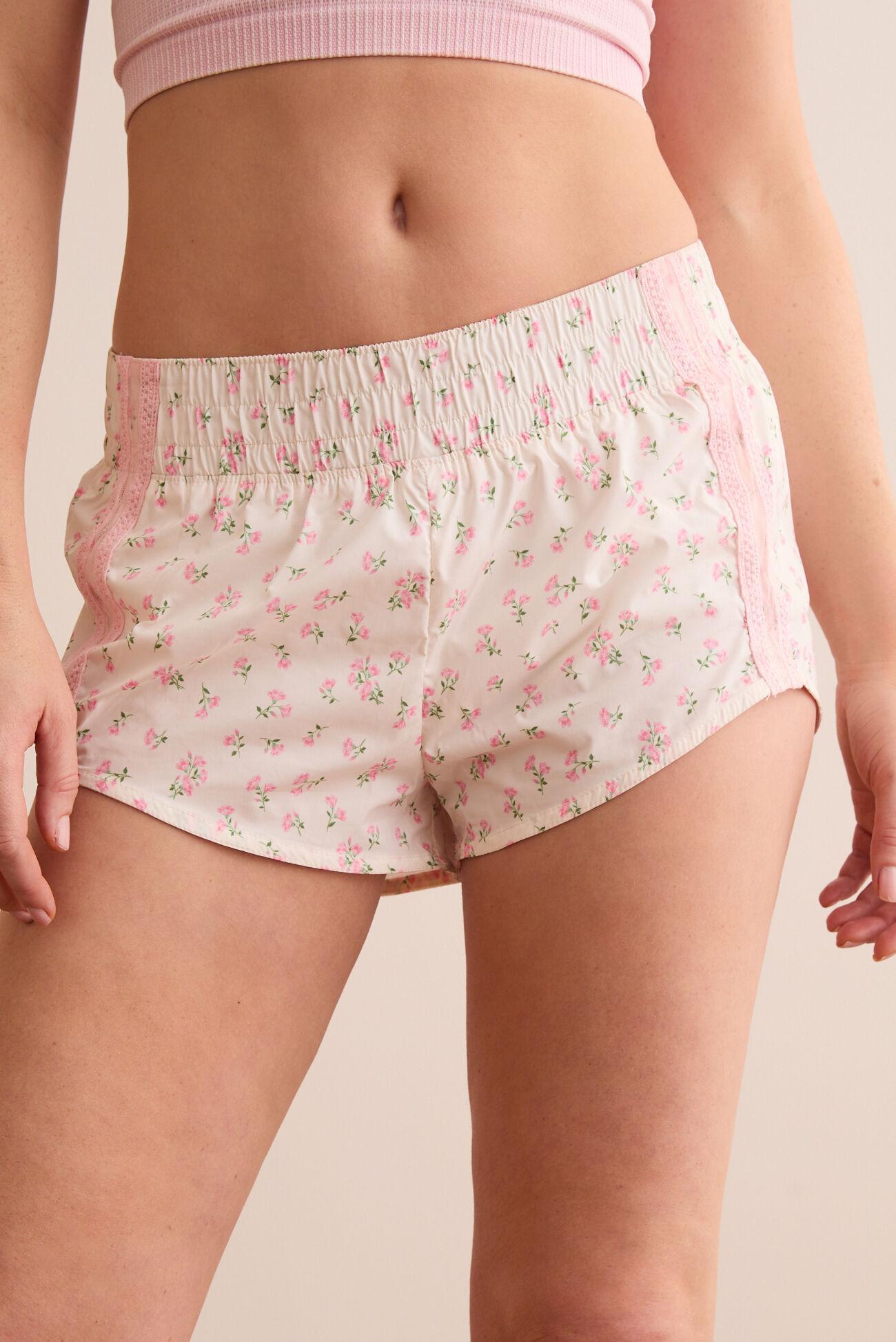 Easy Goes Floral Lace Shorts Product Image