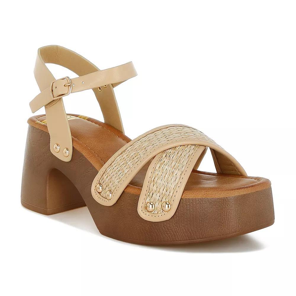 Rag & Co Qasa Women's Sandals, Size: 10, Natural Product Image