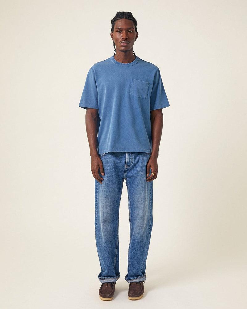 Garment Dye Tee - Washed Navy Product Image