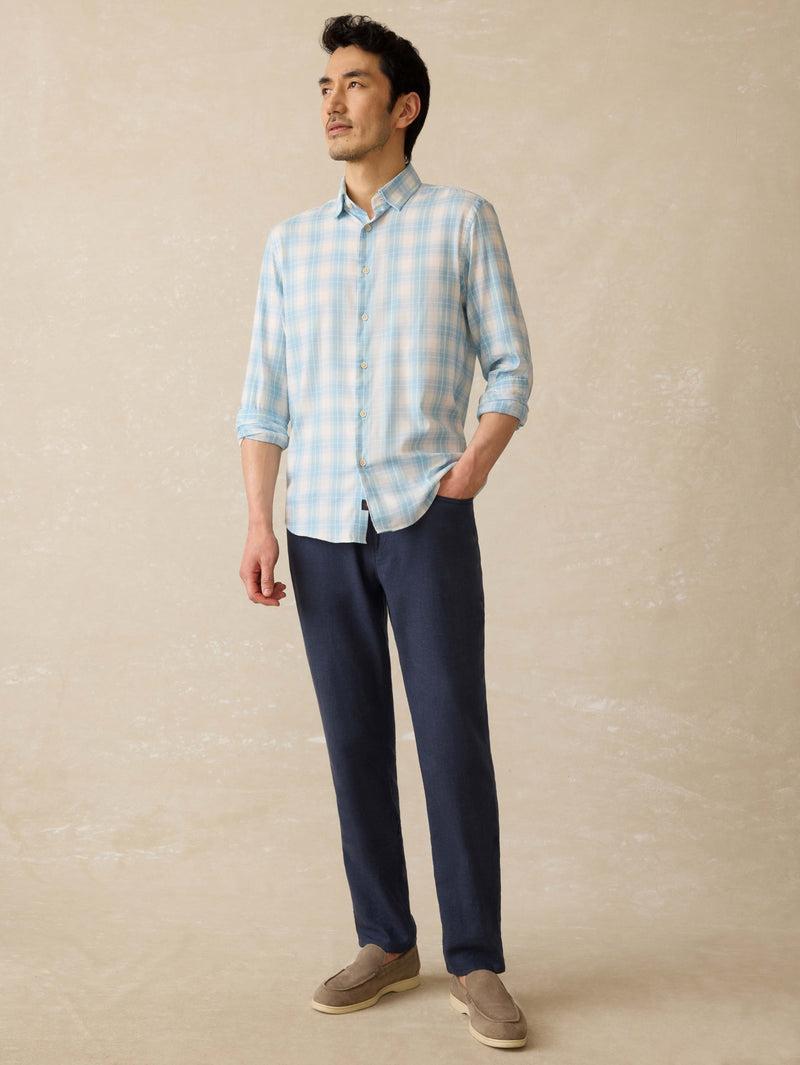 Movement™ Linen 5-Pocket Pant - Deep Sea Navy Product Image