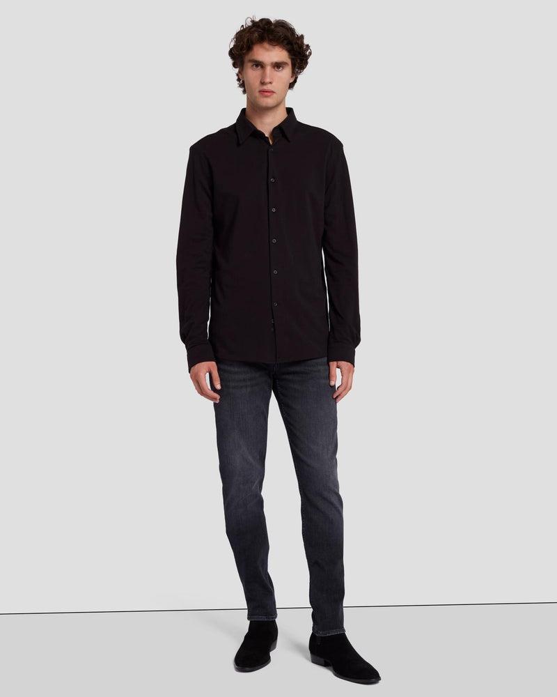 Pique Knit Button Down Product Image