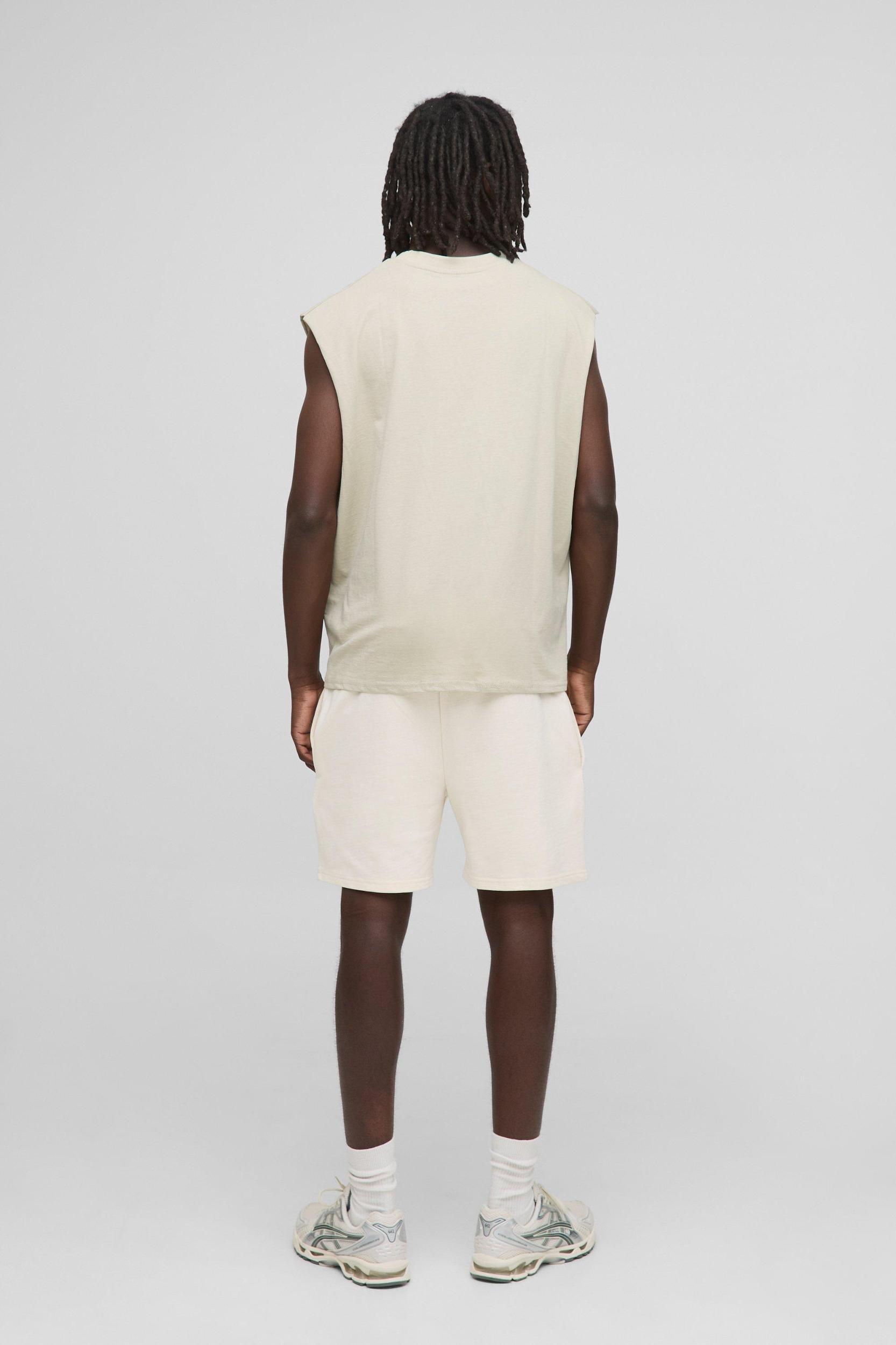 Slim Fit Short Length Basic Lightweight Shorts | boohooMAN USA Product Image