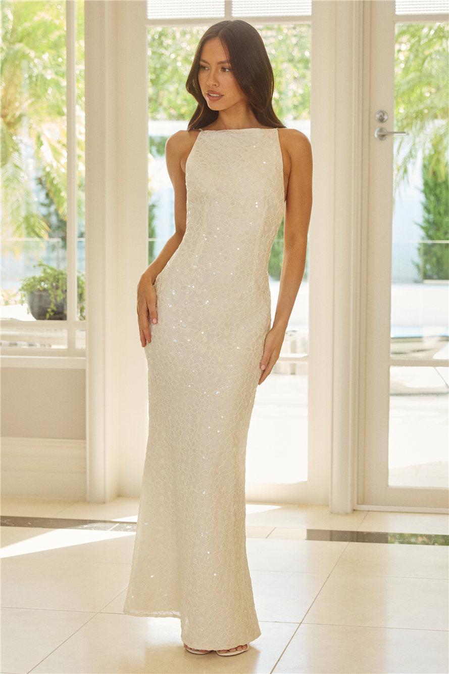 Tidepool Dreams Maxi Dress Cream Product Image