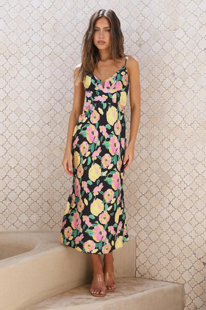 Summer Aurora Maxi Dress Black Product Image
