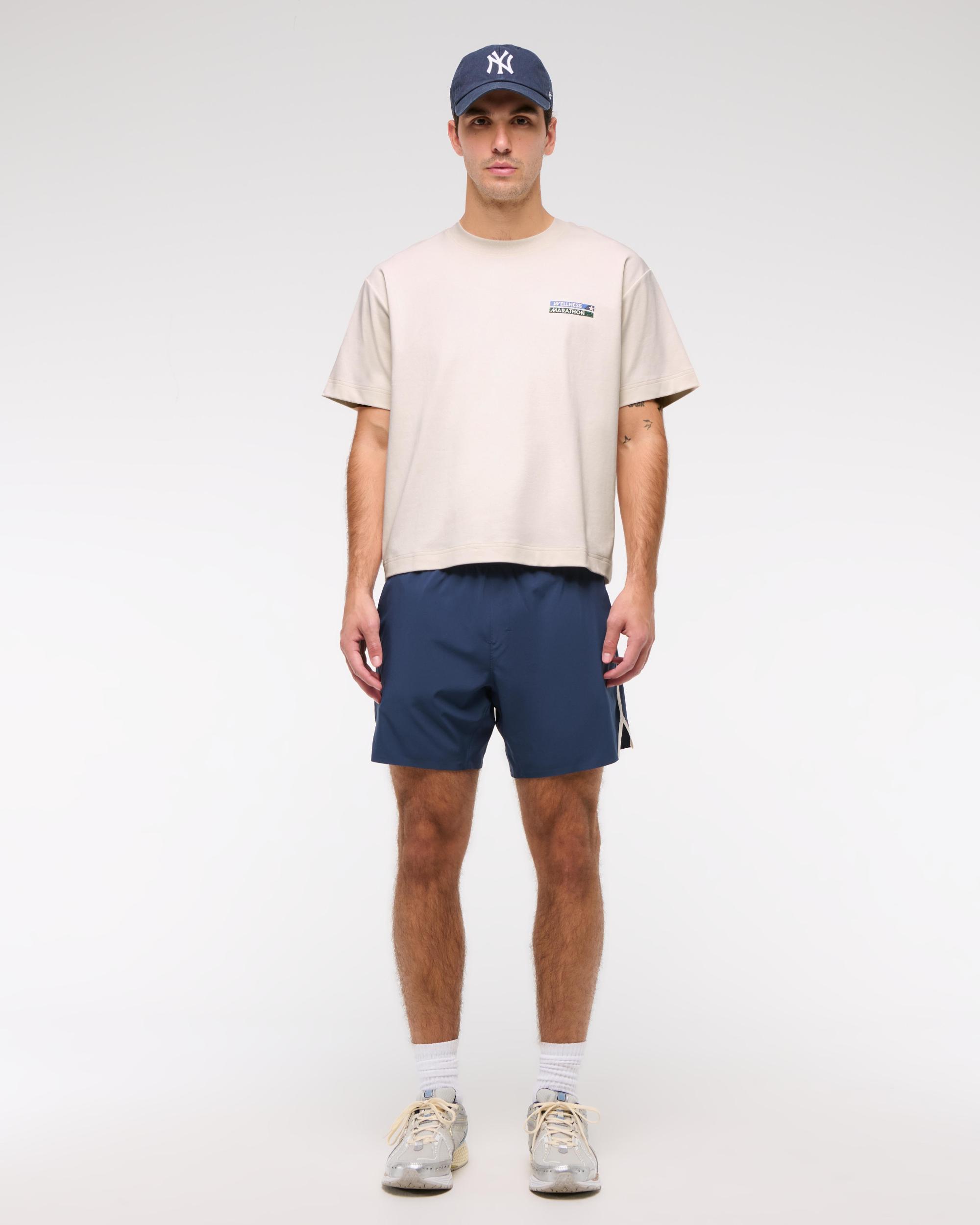 YPB Active Cropped Heavyweight Cotton Tee Product Image