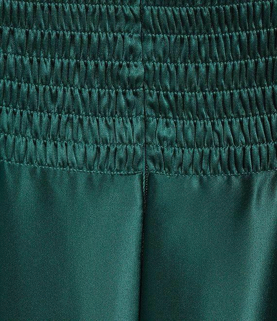 Next Up Spaghetti Strap V-Neck Front Slit Long Full Skirt Dress Product Image