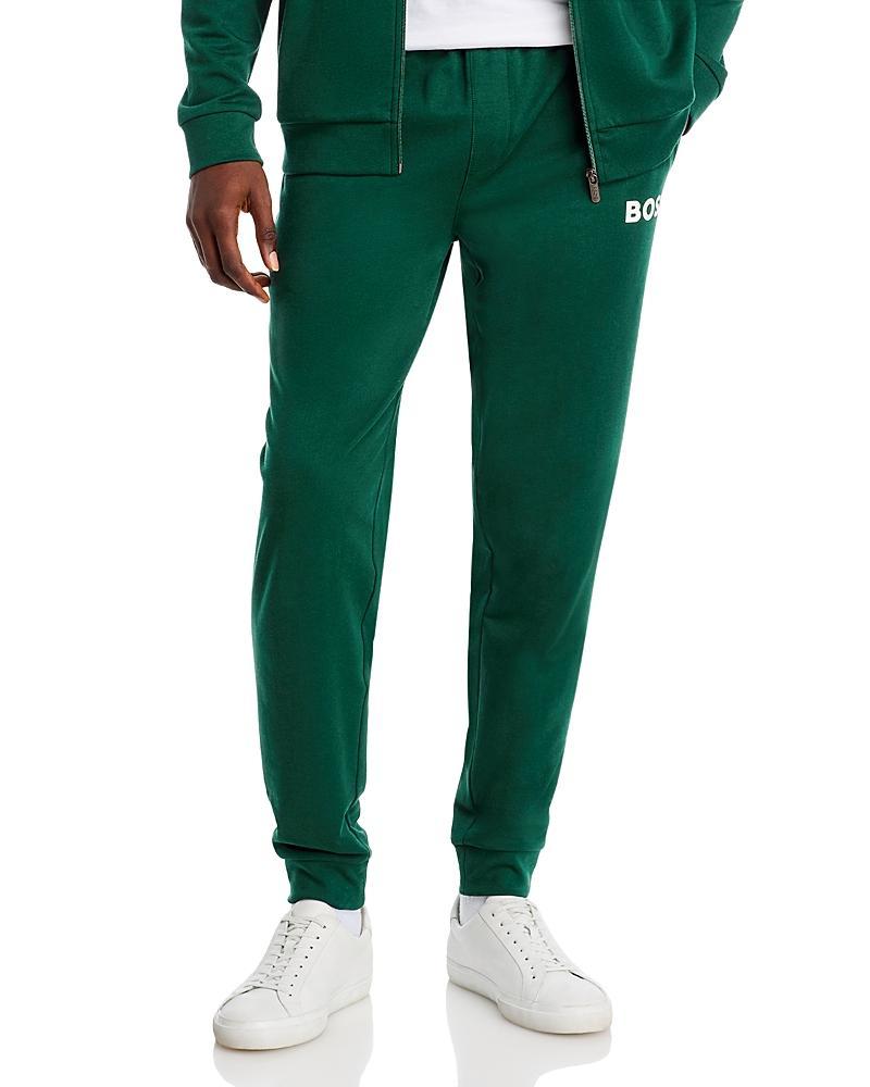 Boss Ease Cotton Logo Print Joggers Regular Fit Product Image