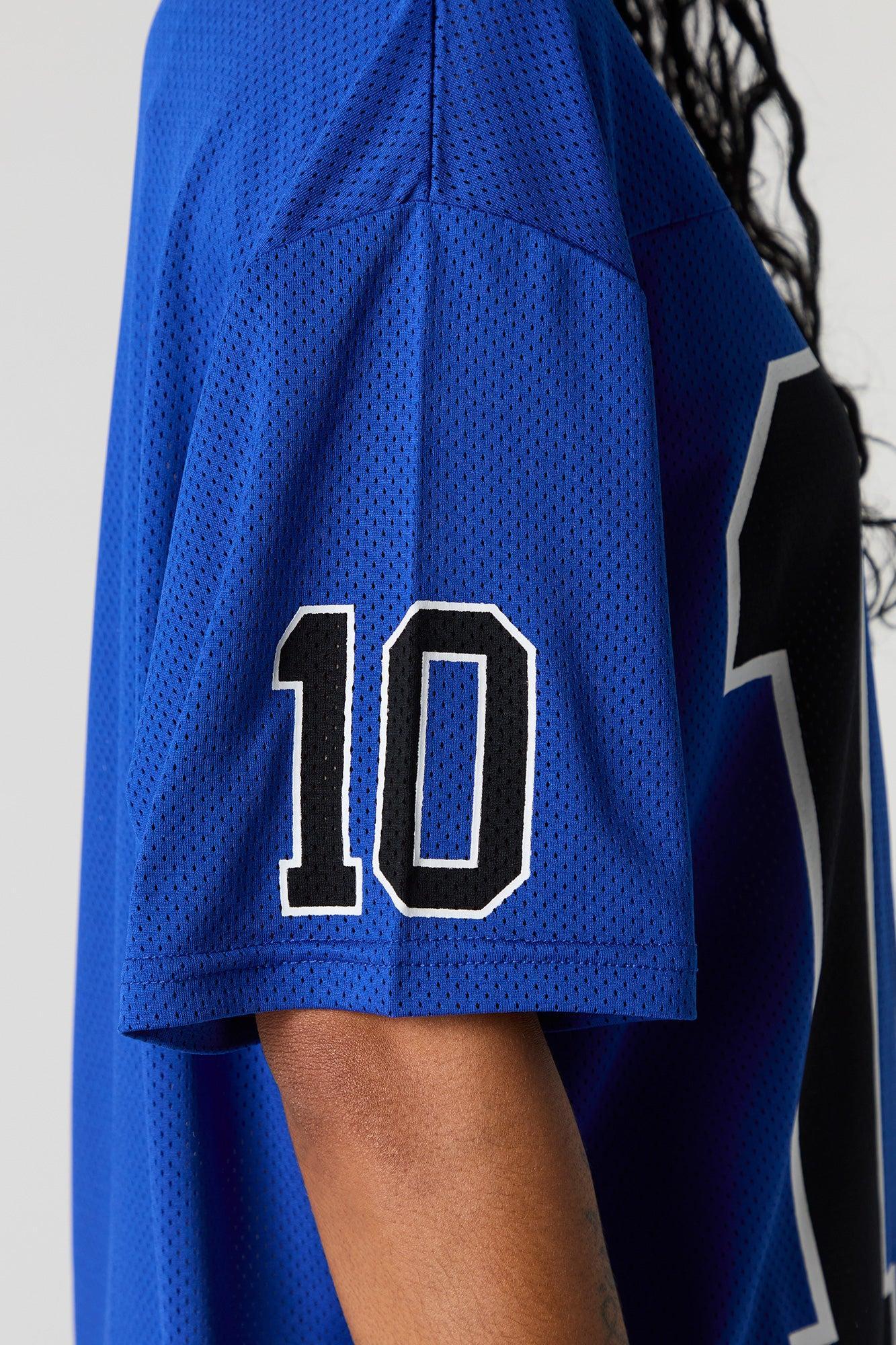Mesh Graphic Football Jersey Female Product Image