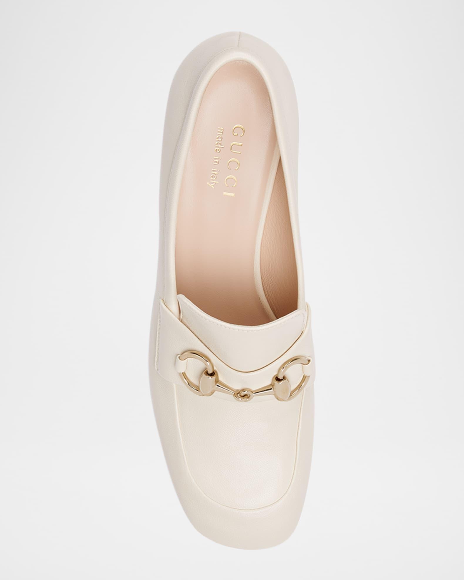 Lady Horsebit Nappa Leather Pumps Product Image