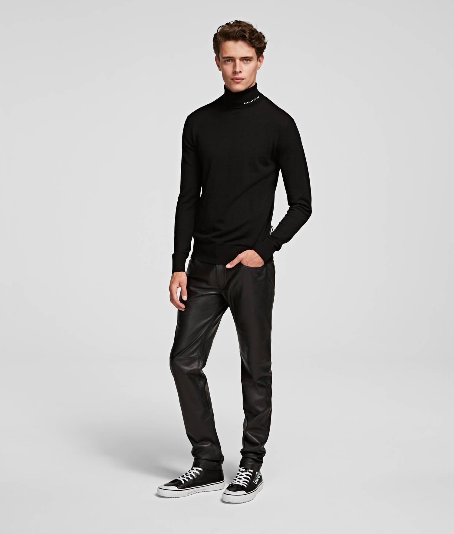 MERINO WOOL TURTLENECK SWEATER Product Image