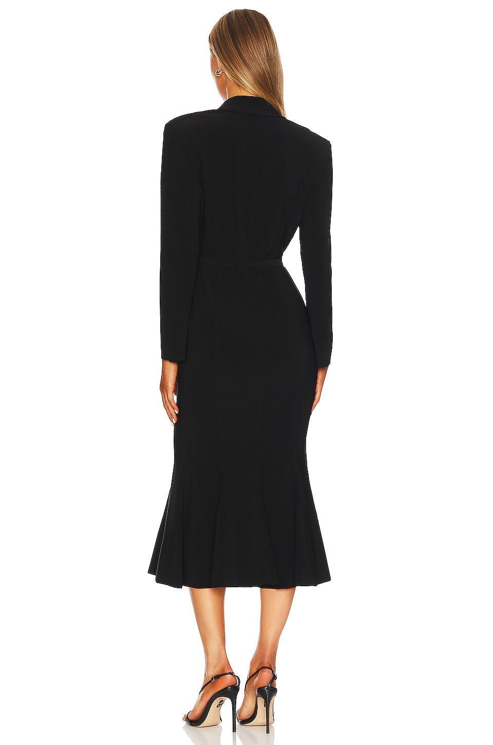 Womens Belted Blazer Midi-Dress Product Image