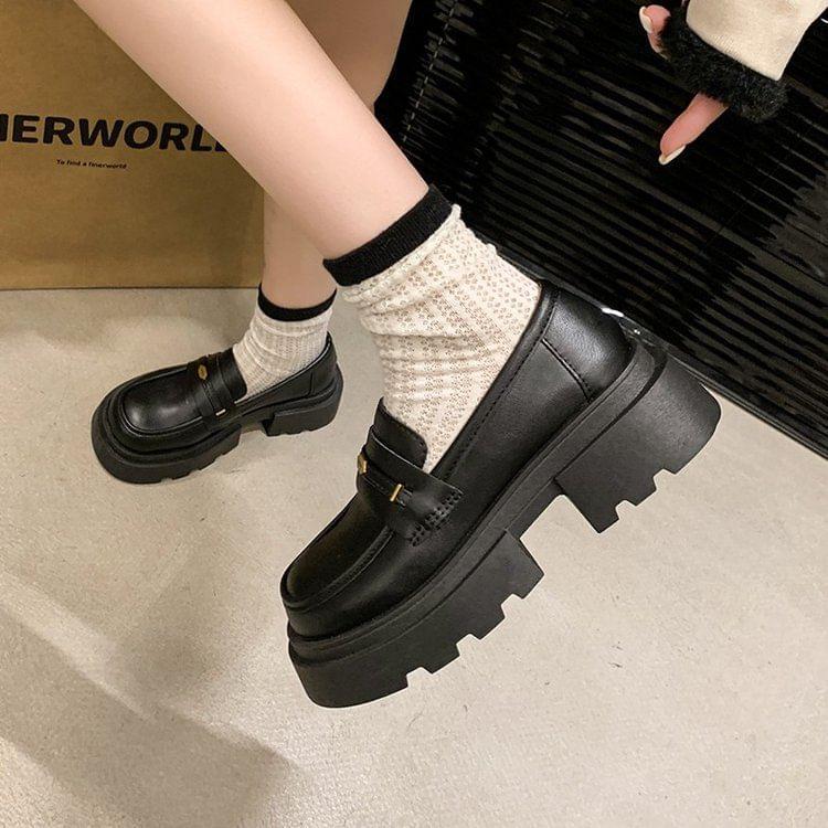 Platform Penny Loafers Product Image