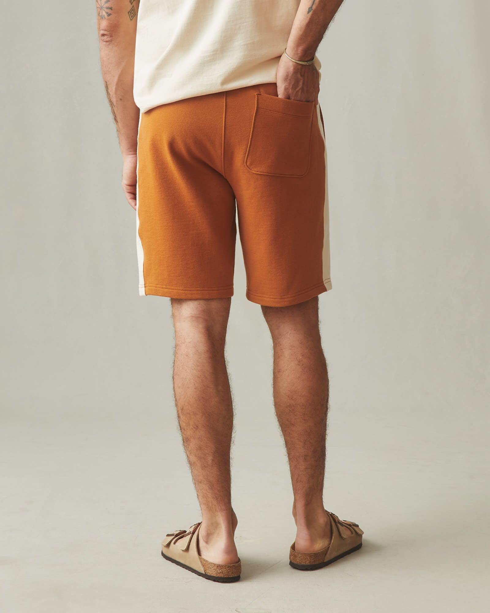 Men's Colorblock Sweatshort - Canyon Clay Creme Brulee Male Product Image