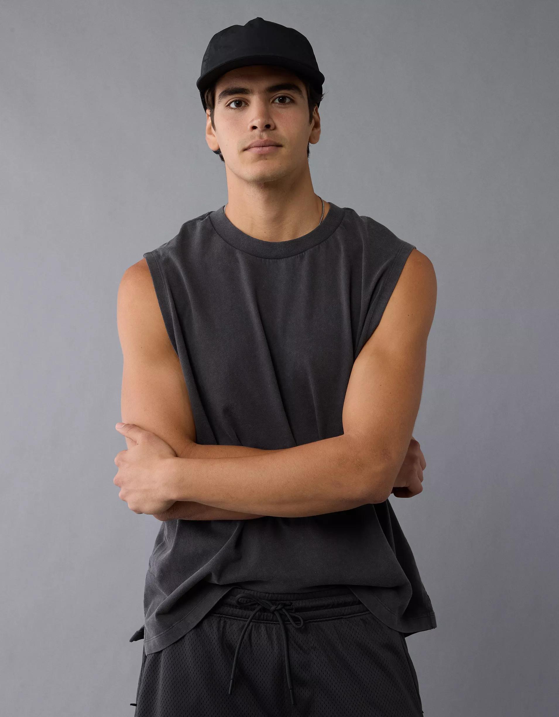 AE Boxy Sueded Jersey Tank Top Product Image